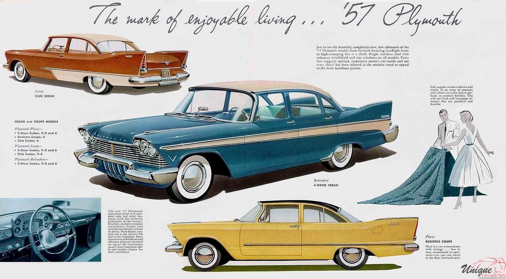 1957 Chrysler Plymouth Brochure Page 6